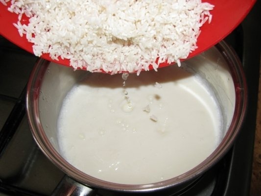 Orez cu lapte cremos si crocant