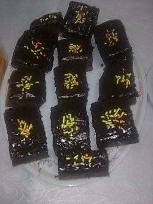 Negresa cu glazura de ciocolata