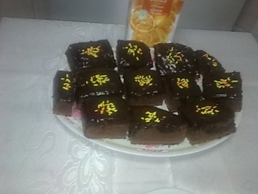 Negresa cu glazura de ciocolata