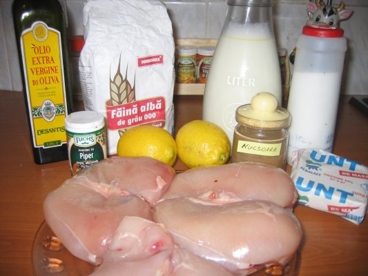 Pui cu lapte si lamaie