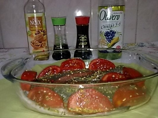 Pastrav la cuptor cu taitei chinezesti