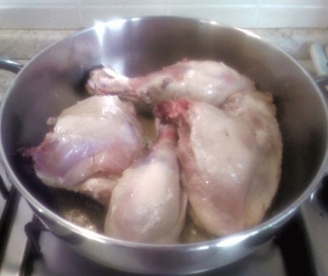 Pui a la Nicoise - Poulet Nicoise