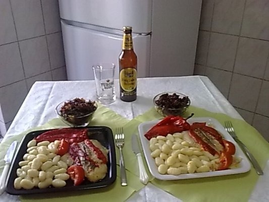 File  de cod si pangasius cu Gnocchi di Patate