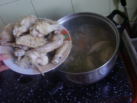 Aripioare cu smantana