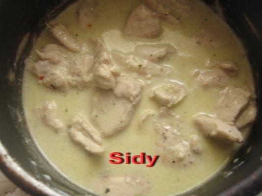 Piept de pui cu smantana