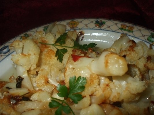 Conopida natur gratinata cu usturoi