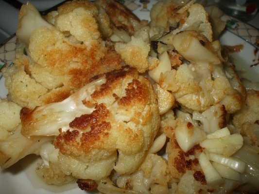 Conopida natur gratinata cu usturoi