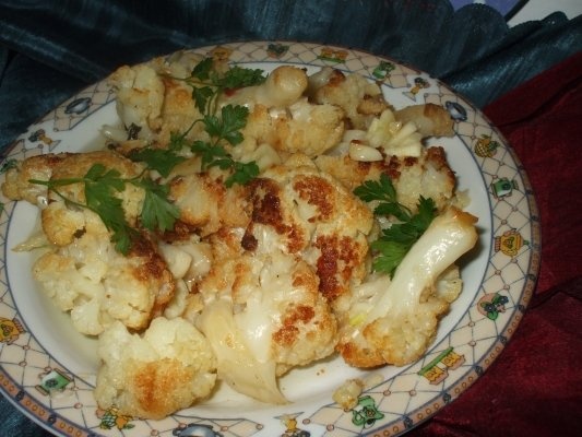 Conopida natur gratinata cu usturoi