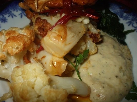 Conopida natur gratinata cu usturoi