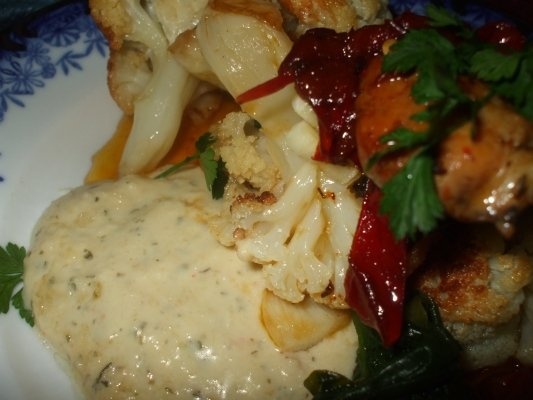 Conopida natur gratinata cu usturoi