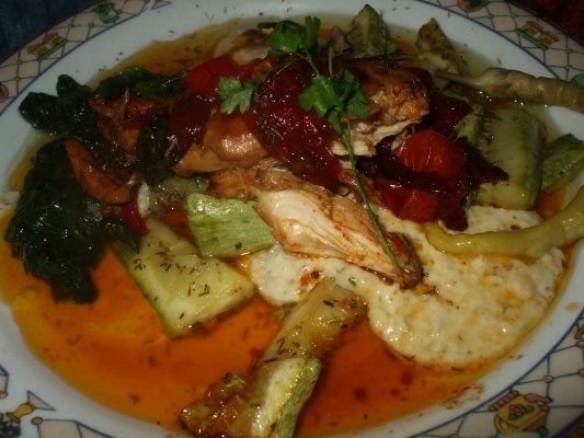 Dovlecel gratinat cu usturoi