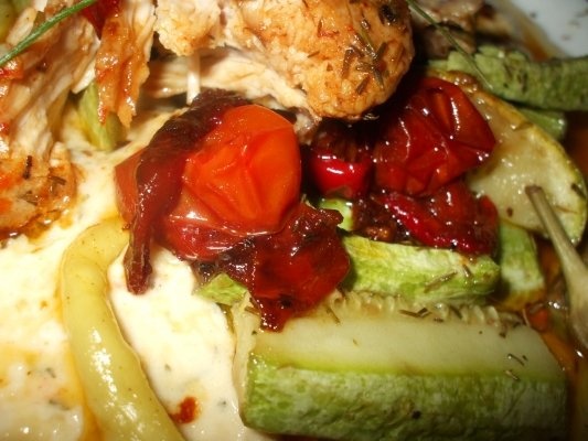 Dovlecel gratinat cu usturoi