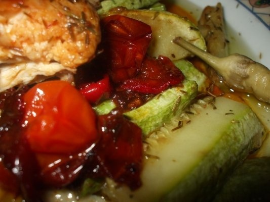 Dovlecel gratinat cu usturoi