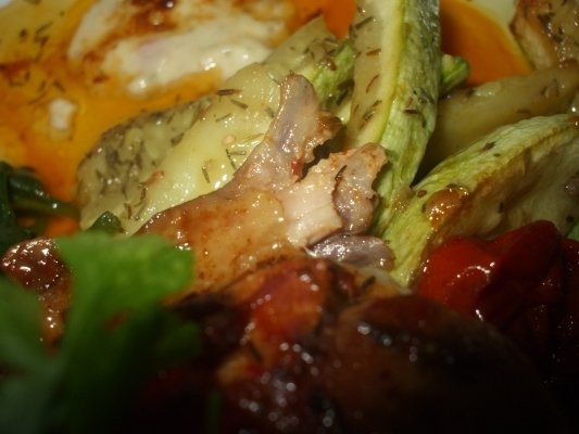 Dovlecel gratinat cu usturoi