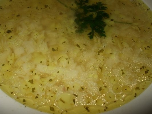 Supa de pui cu flechite