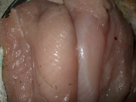 Piept de pui picant cu vinete