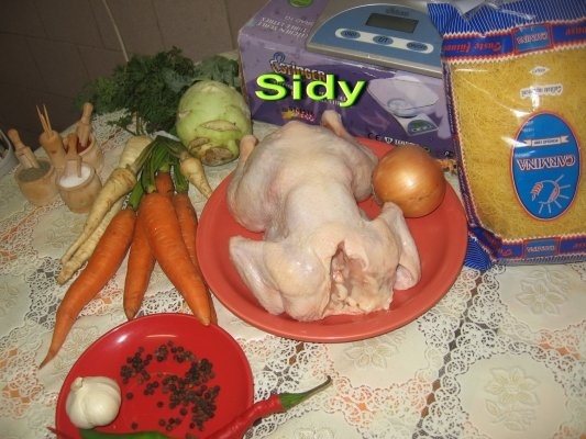 Supa de gaina cu taitei