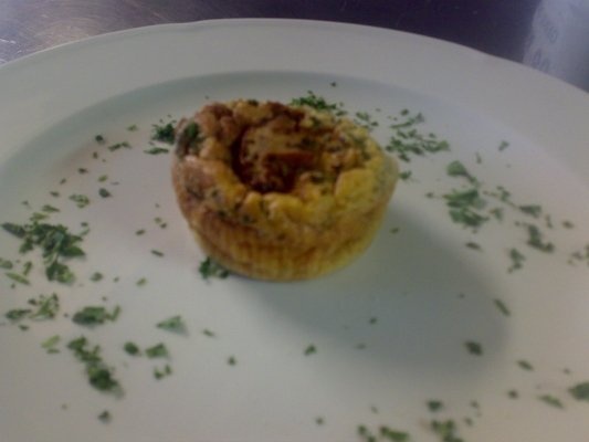 Sufleu cu cartofi si ciuperci