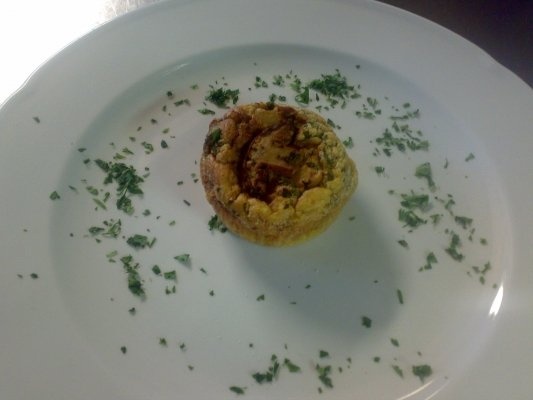 Sufleu cu cartofi si ciuperci