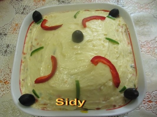 Salata boeuf cu piept de pui