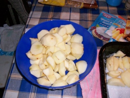 Budinca cu mere la cuptor