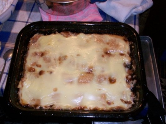 Budinca cu mere la cuptor