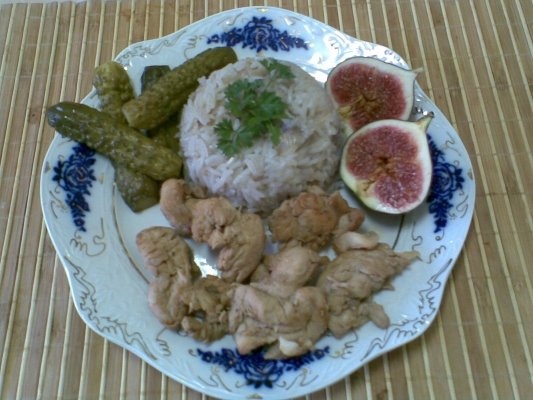 Orez cu piept de pui