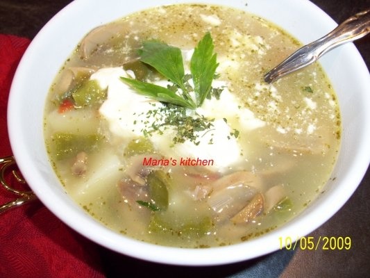 Supa de cartofi cu ciuperci