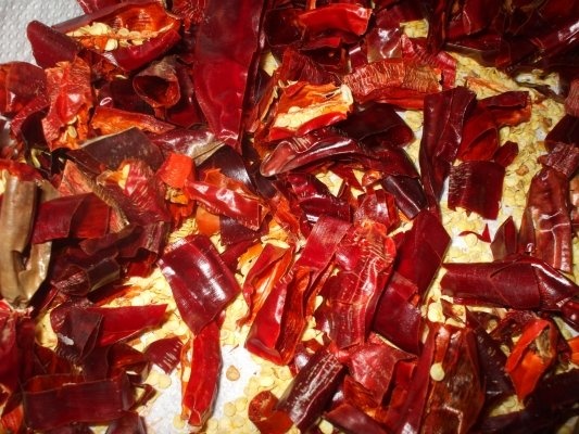 Ardei iuti deshidratati macinati