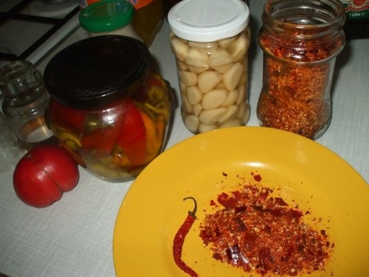 Ardei iuti deshidratati macinati