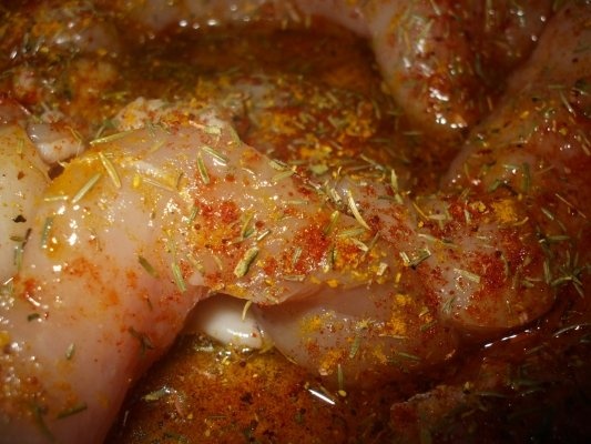 Piept de pui picant cu fasole verde