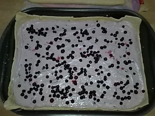 Placinta cu branza de vaci si afine