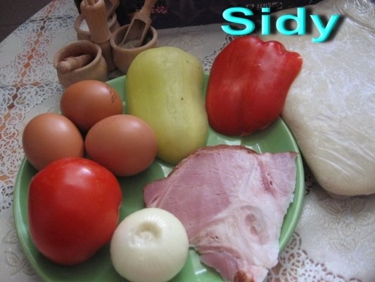 Omleta cu branza si sunca