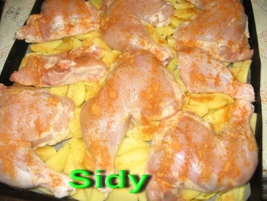 Pulpe pane cu cartofi la cuptor