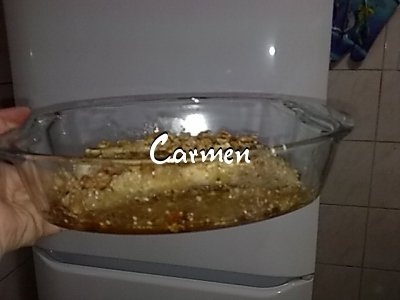 Banane cu nuci si lichior de portocale