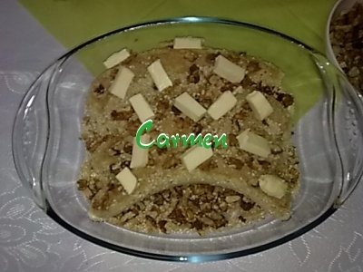 Banane cu nuci si lichior de portocale