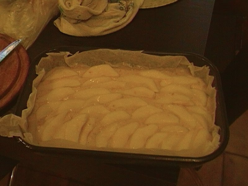 Prajitura cu pere si ciocolata