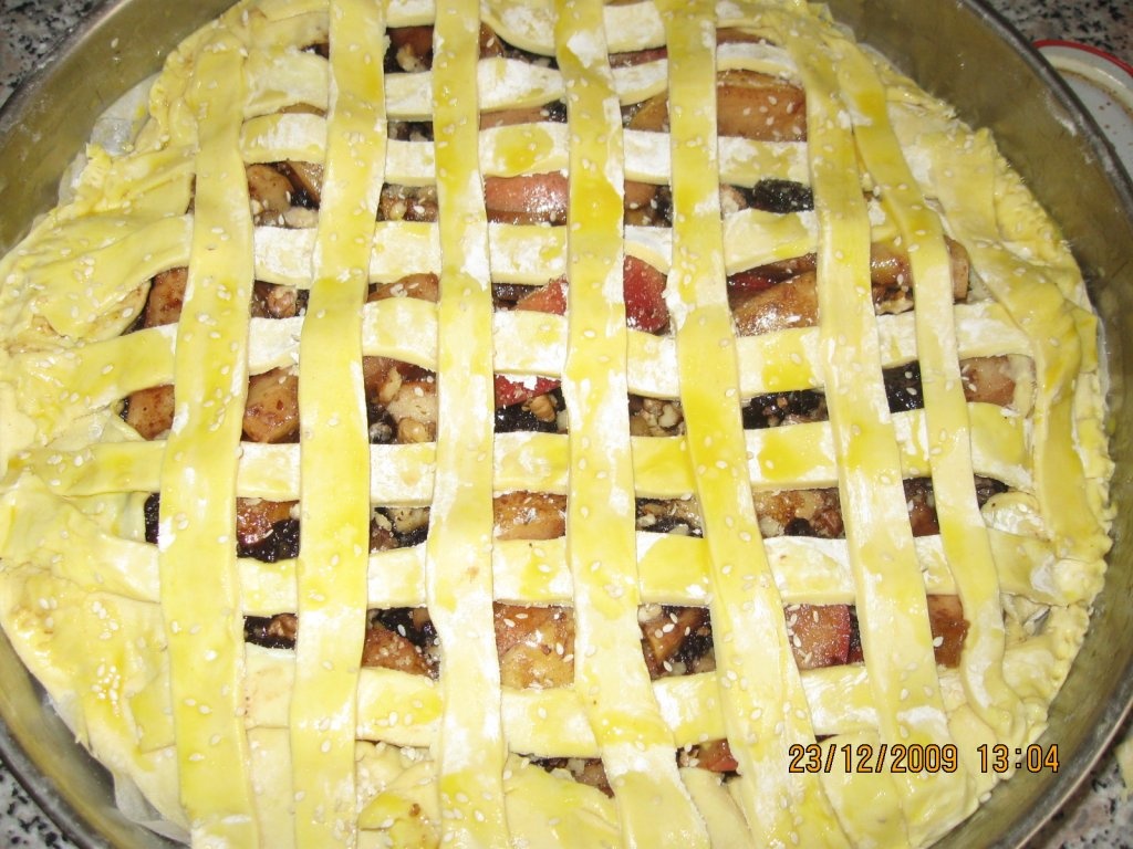 Desert cu mere si gem de cirese