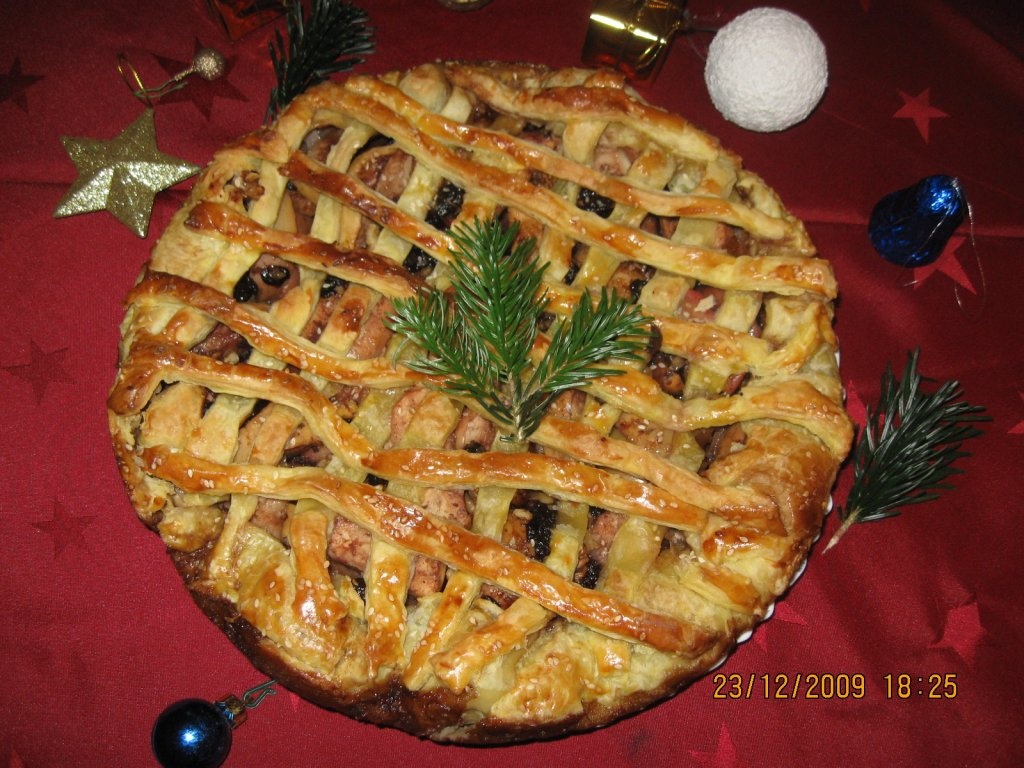 Desert cu mere si gem de cirese