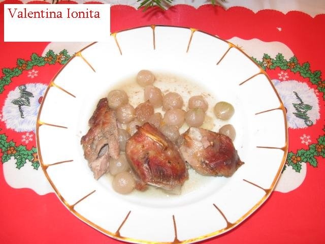 Pulpe de curcan la cuptor cu arpagic