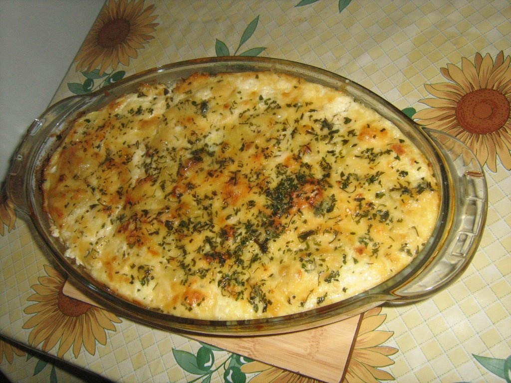 Cartofi gratinati la cuptor