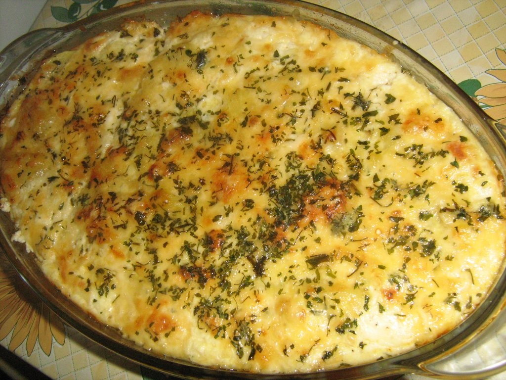 Cartofi gratinati la cuptor