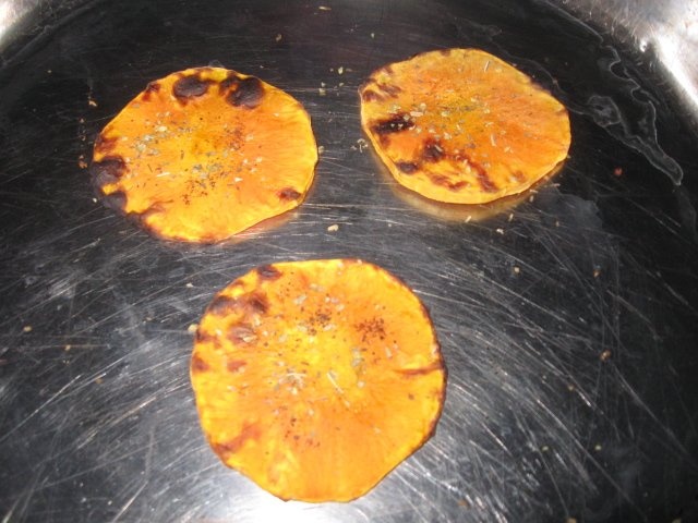 Dovleac copt pentru aperitiv sau garnitura