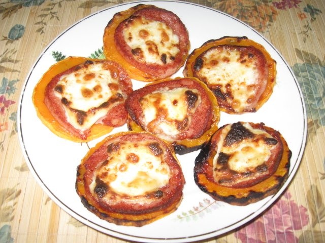 Dovleac copt pentru aperitiv sau garnitura