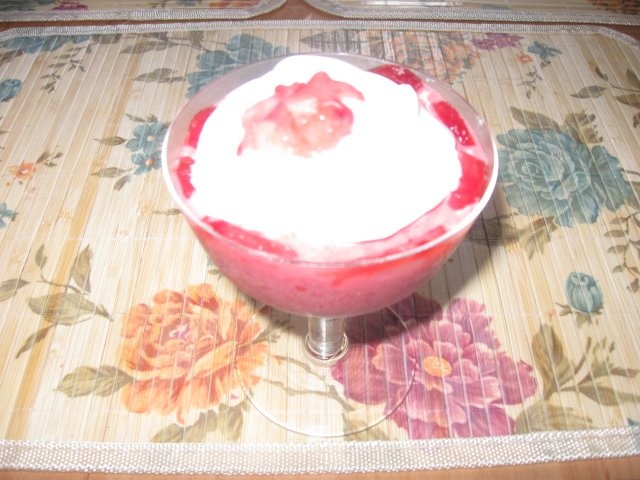 Inghetata rapida de capsune  la Robochef