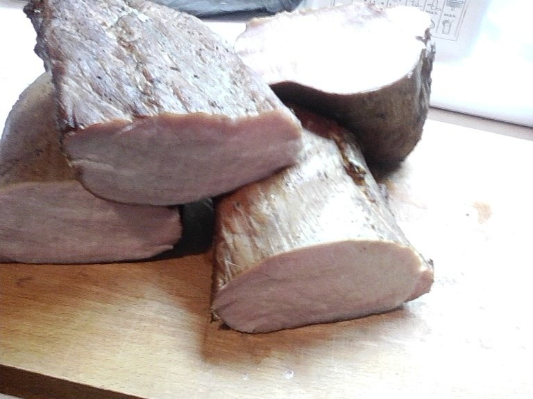 Muschi afumat (acasa)