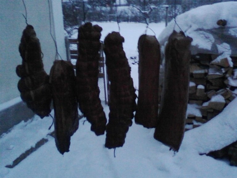 Muschi afumat (acasa)