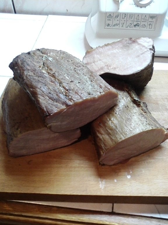 Muschi afumat (acasa)