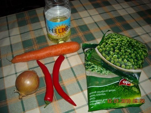 Ficat de pasare cu mazare