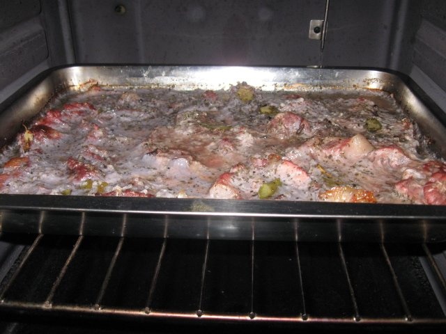 Friptura de porc la cuptor